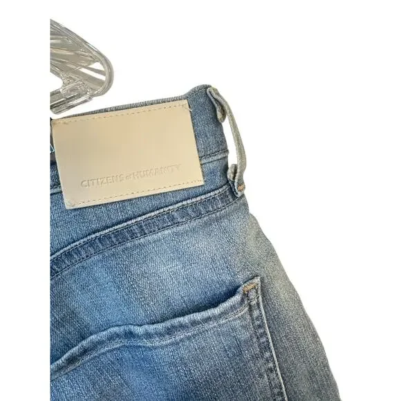 CITIZENS OF HUMANITY NWOT Isola Crop Bootcut Jeans Pixie Midrise Sz 32 $238 MSRP - Picture 11 of 14
